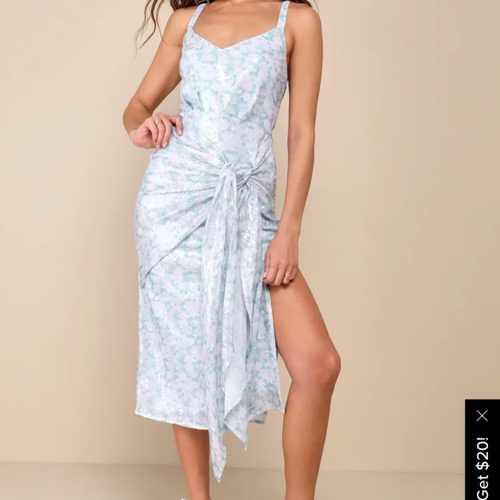 Lulus Sequin Embellished Dress